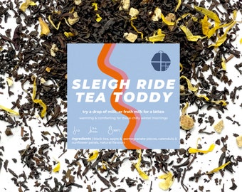 Sleigh Ride Tea Toddy. Loose Leaf Black Tea. Add Infuser. by Yawn Brew