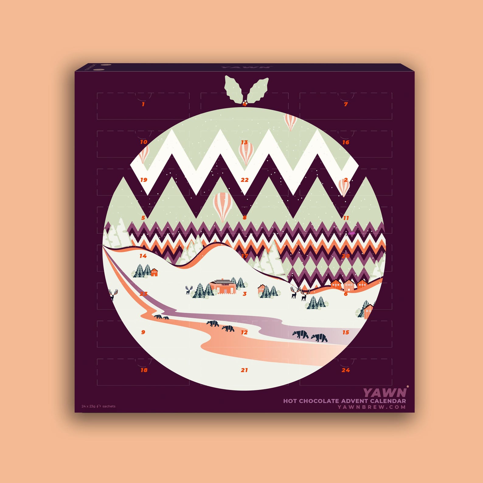 Hot Chocolate Advent Calendar 2024 | Real flakes of Silky Smooth Drinking Chocolate 2023 | Real flakes of Silky Smooth Drinking Chocolate