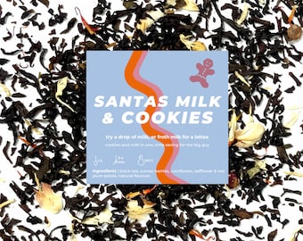 Santa's Milk and Cookies. Loose Leaf Black Tea. Add Infuser. by Yawn Brew