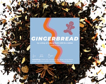 Gingerbread. Loose Leaf Black Tea. Add Infuser. by Yawn Brew