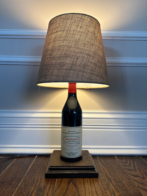 Pappy Van Winkle Bourbon Whiskey Bottle Lamp PVW ORVW Old Rip - Etsy