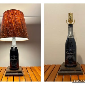 Bookers 30th Anniversary Bourbon Whiskey Bottle Lamp