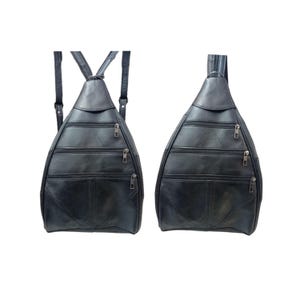 Lamp Skin Leather Backpack: Women's Anti-Theft Rucksack, Multi-Pocket Design