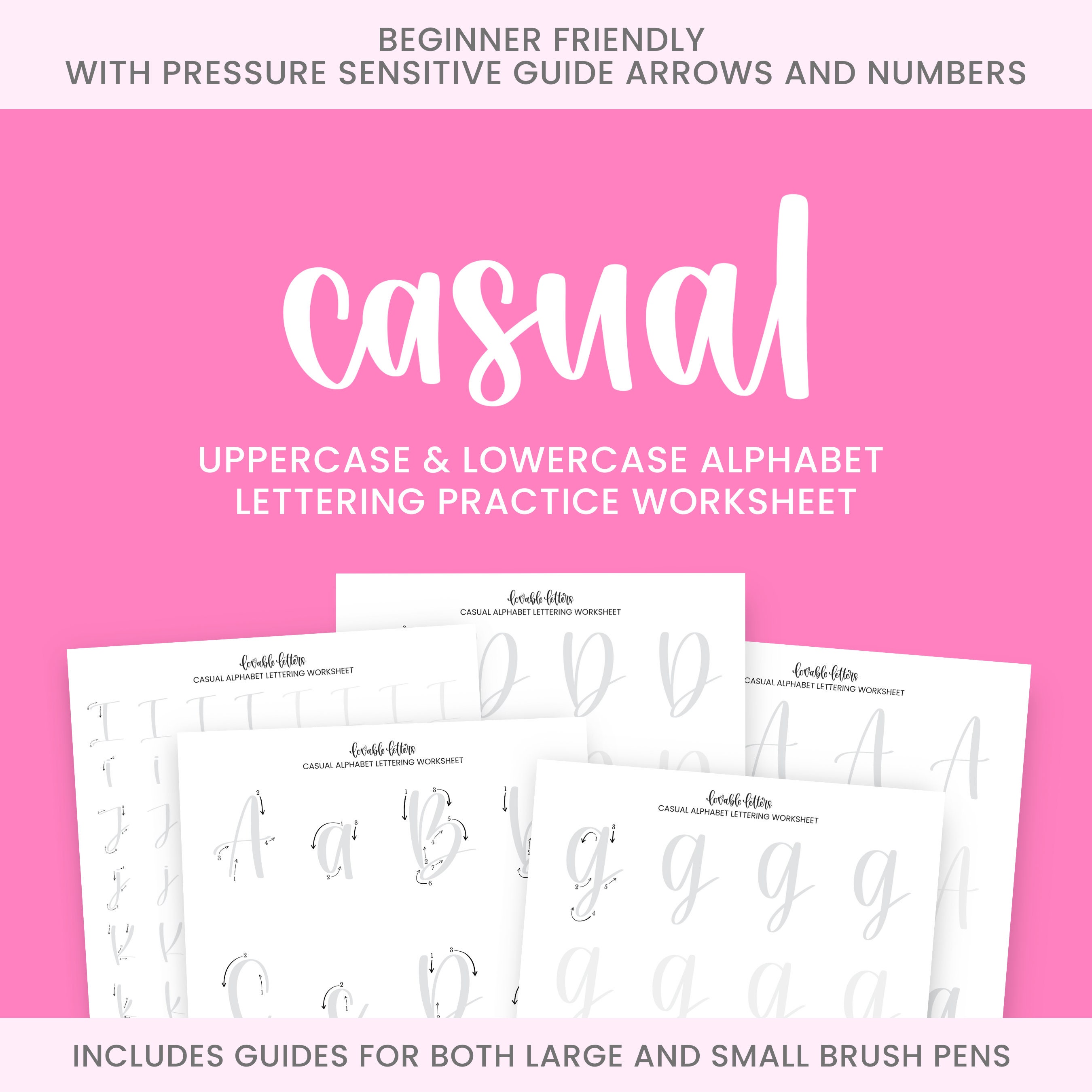 Bounce Lettering Worksheets / Plantillas de Bounce lettering /Bounce  calligraphy sheets for lettering/words lettering worksheets -  España