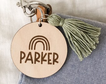 personalized backpack tags