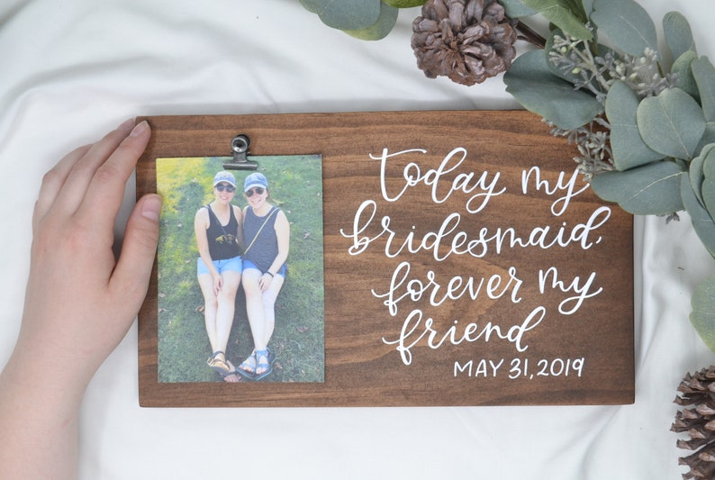 Flower Girl Proposal Maid of Honor Picture Frame Bridesmaid Proposal Bridesmaid Picture Frame