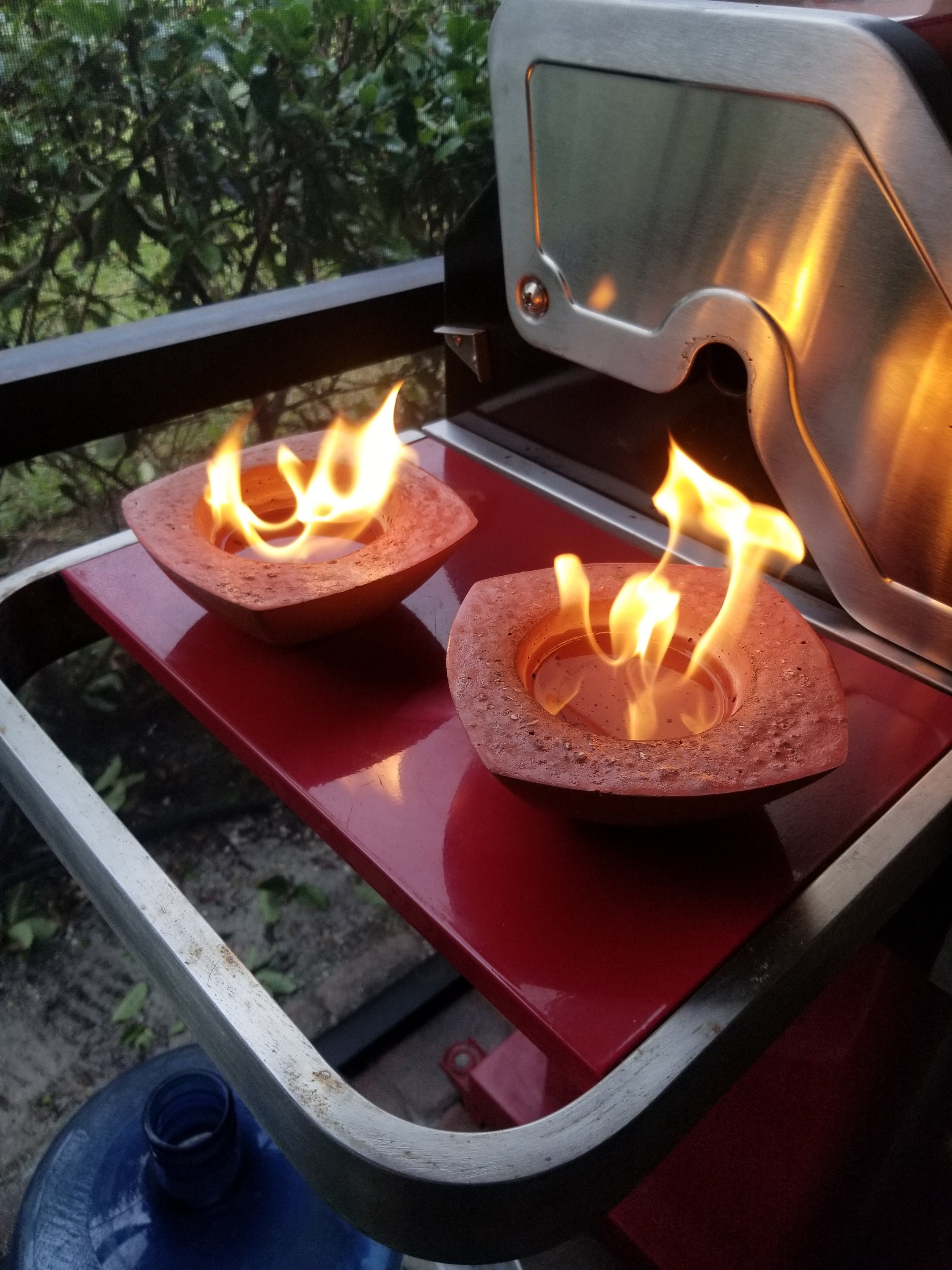 Table Top Fire Bowl 2 Pack Etsy