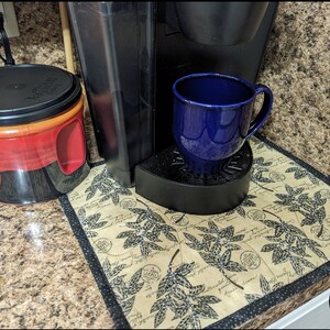 Keurig Coffee Mat Etsy