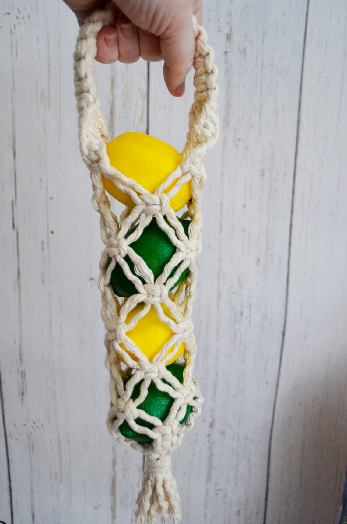 Macrame Hanging Bags for Onions Produce Hanging Bags Etsy UK