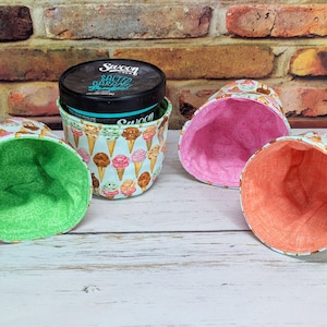 Ice Cream Pint Cozy | Holder for Ice Cream Pints | Cozy for Ice Cream Pints | Ice Cream Pint Holder