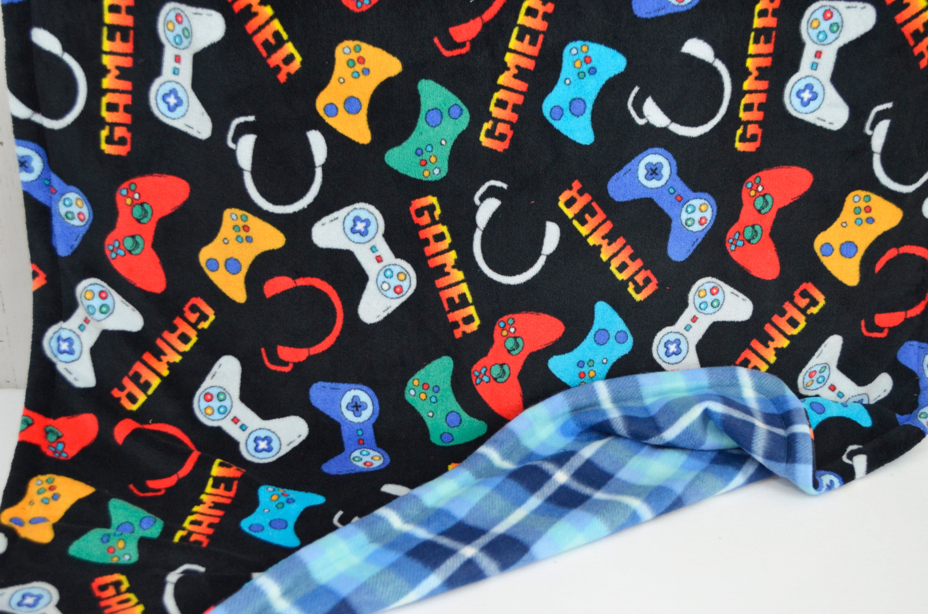 Gamers Double Sided Fleece Throw Blanket Blanket for Gamers Etsy