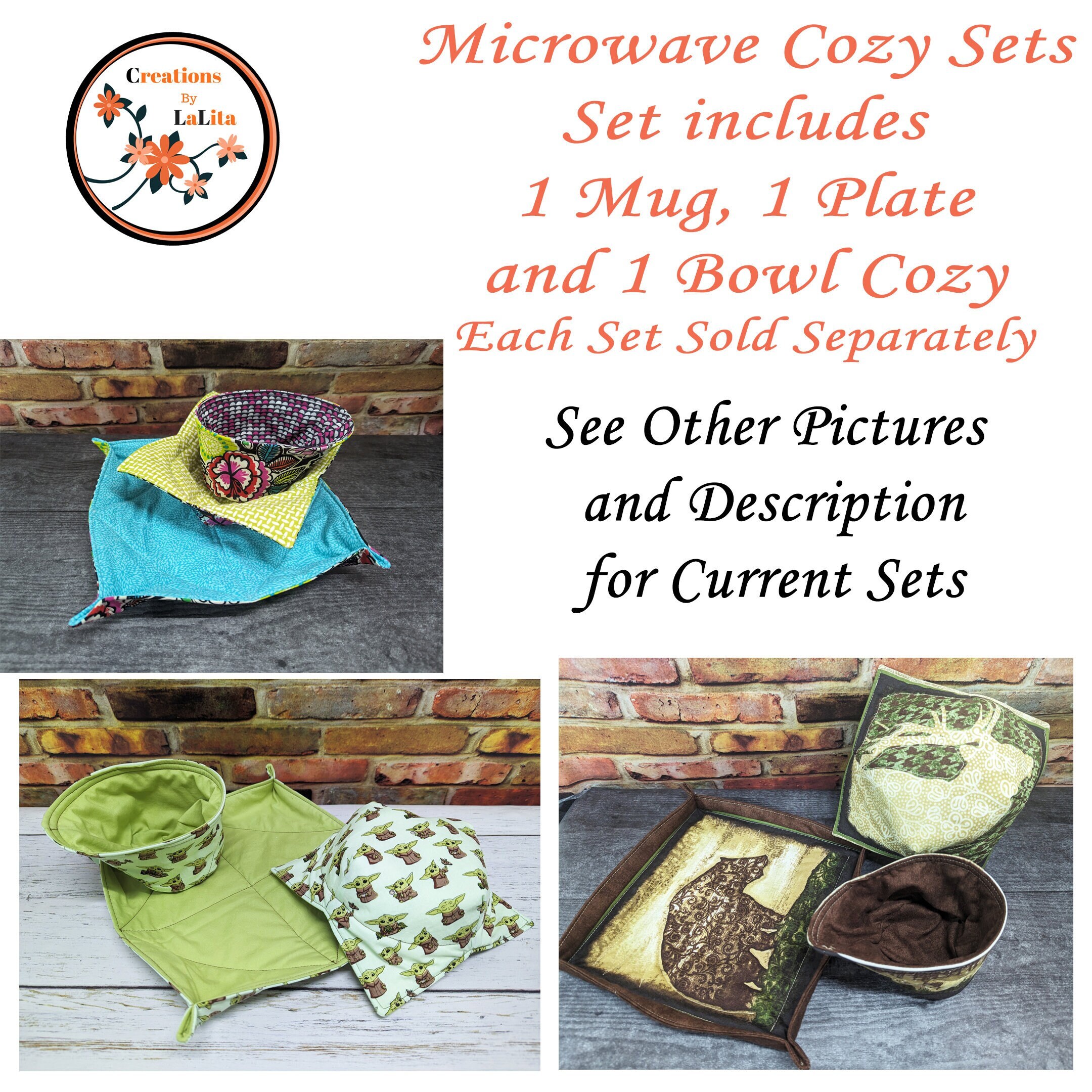 Plate Cozies for Microwave 