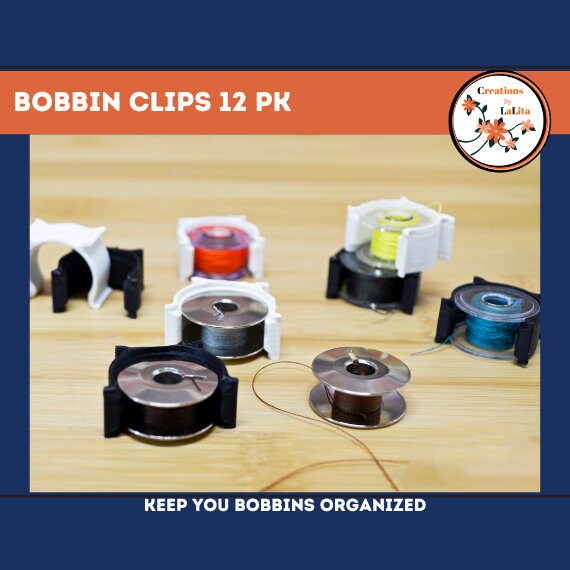 Bobbin Clamps - Snowflake - 16 pcs