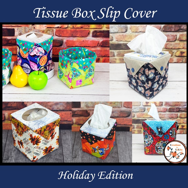 Small Tissue Box Slip Cover - Holiday and Seasonal