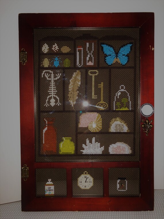 Cabinet Of Curiosities Pdf Cross Stitch Etsy