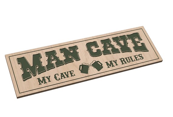 Man Cave Sign - SVG