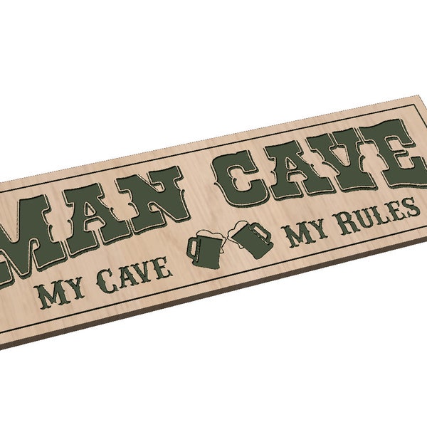 Man Cave Sign - SVG