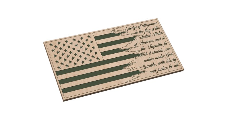 Download Tattered American Flag with Covered Pledge of Allegiance ...