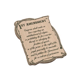 1st Amendment Scroll - SVG - Digital Download