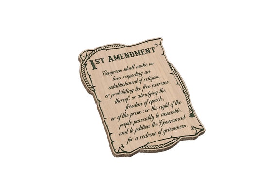 1st Amendment Scroll - SVG