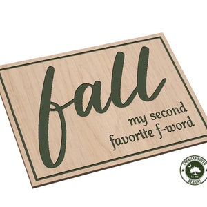 Mi segunda palabra favorita con F - SVG - Descarga digital