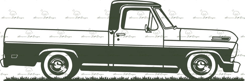 Old Truck Digital Files SvG AI PnG EpS DXF | Etsy