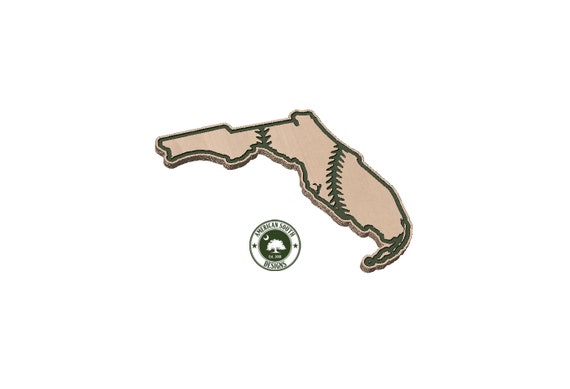 Florida  Baseball Seams - SVG