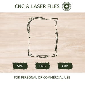 Schriftrolle - SVG - CNC Laser Datei (Digitaler Download)