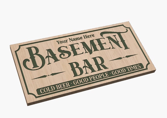 Basement Bar Sign   Files  , PNG - SVG