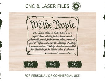 Zwój „My, ludzie” – SVG – plik do obróbki laserowej CNC (pobranie cyfrowe)
