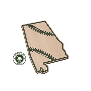 Alabama  Baseball Seams - SVG - Digital Download