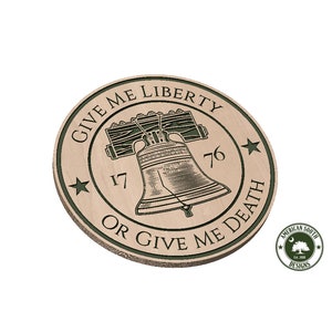 Give Me Liberty - Liberty Bell Round - SVG - Download digital