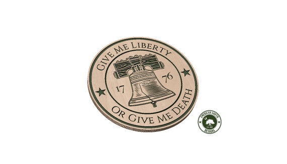 Give Me Liberty  Liberty Bell Round - SVG