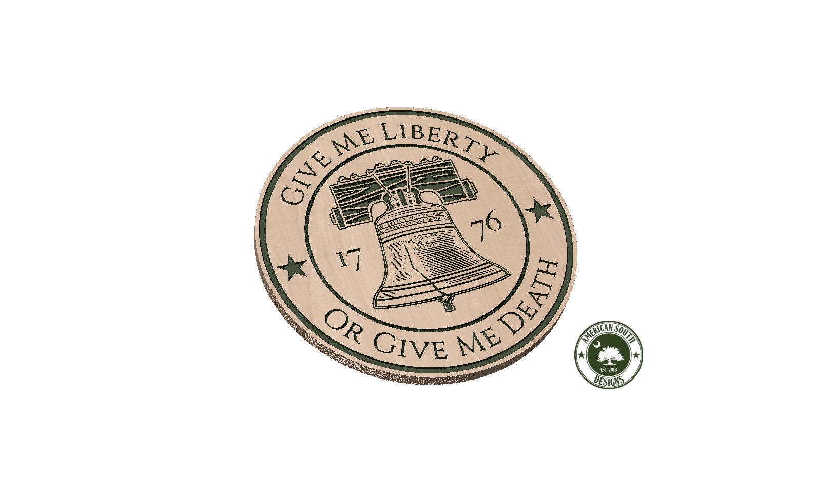 Give Me Liberty - Liberty Bell Round - SVG - Digital Download