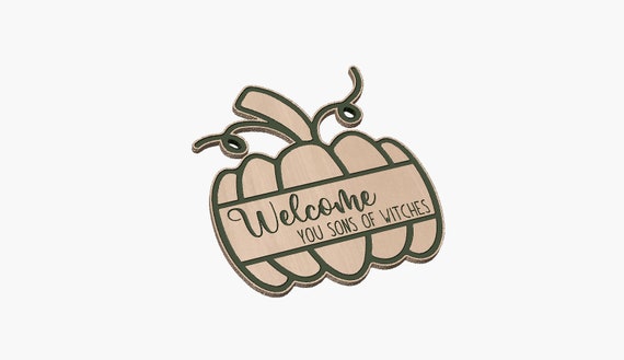 Pumpkin  Welcome Sons of Witches - SVG