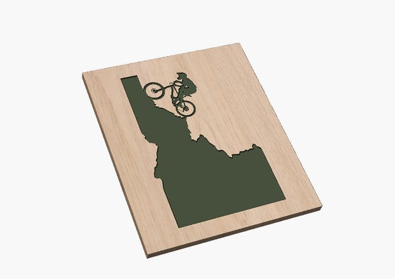 Idaho Mountain Biker - SVG