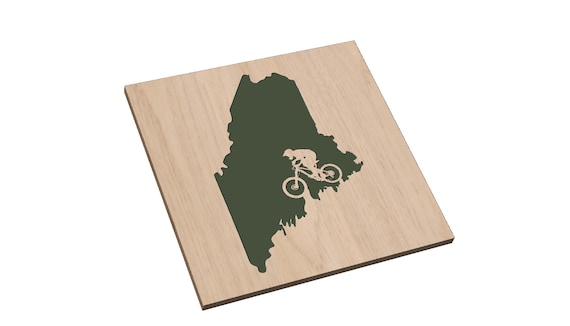 Maine Mountain Biker - SVG