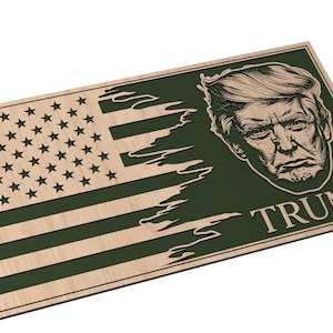 Bandera hecha jirones 1 - Trump - SVG - Descarga digital