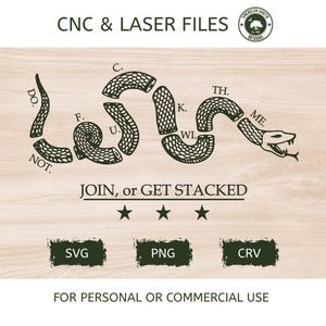 Join or Get Stacked - SVG -  CNC Laser File (Digital Download)