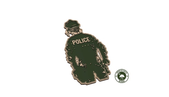 Female Police Officer - SVG