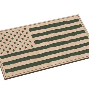 Distressed American Flag - SVG - Digital Download