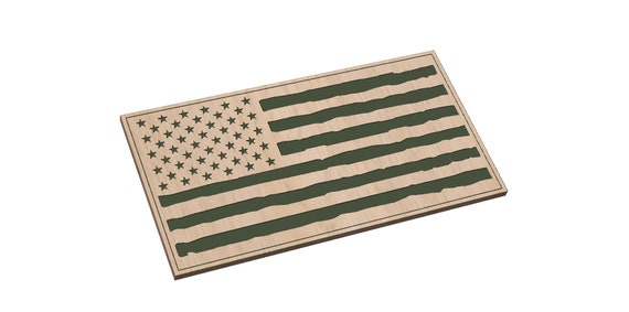 Distressed American Flag - SVG