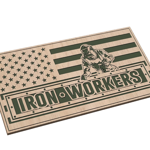 Iron Workers Flag - SVG