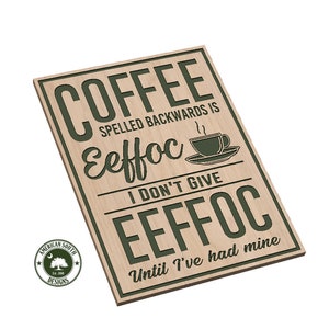 EEFFOC  Coffee Spelled Backwards - SVG - Digital Download