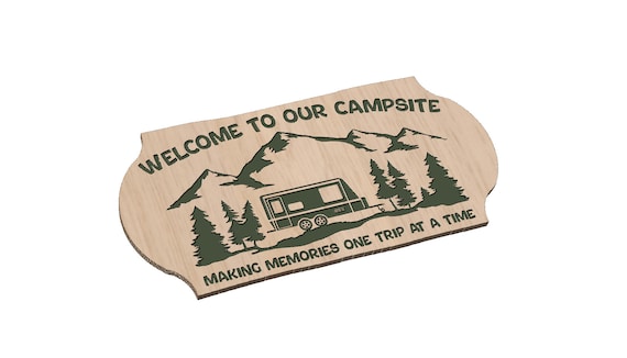 Campsite Sign - SVG