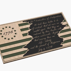 Tattered Flagge Design 8 Betsy Ross Unabhängigkeitserklärung - SVG - Digital Download