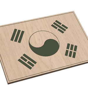 South Korea Flag - SVG - Digital Download