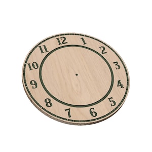 Clock Base with Numbers - SVG - Digital Download