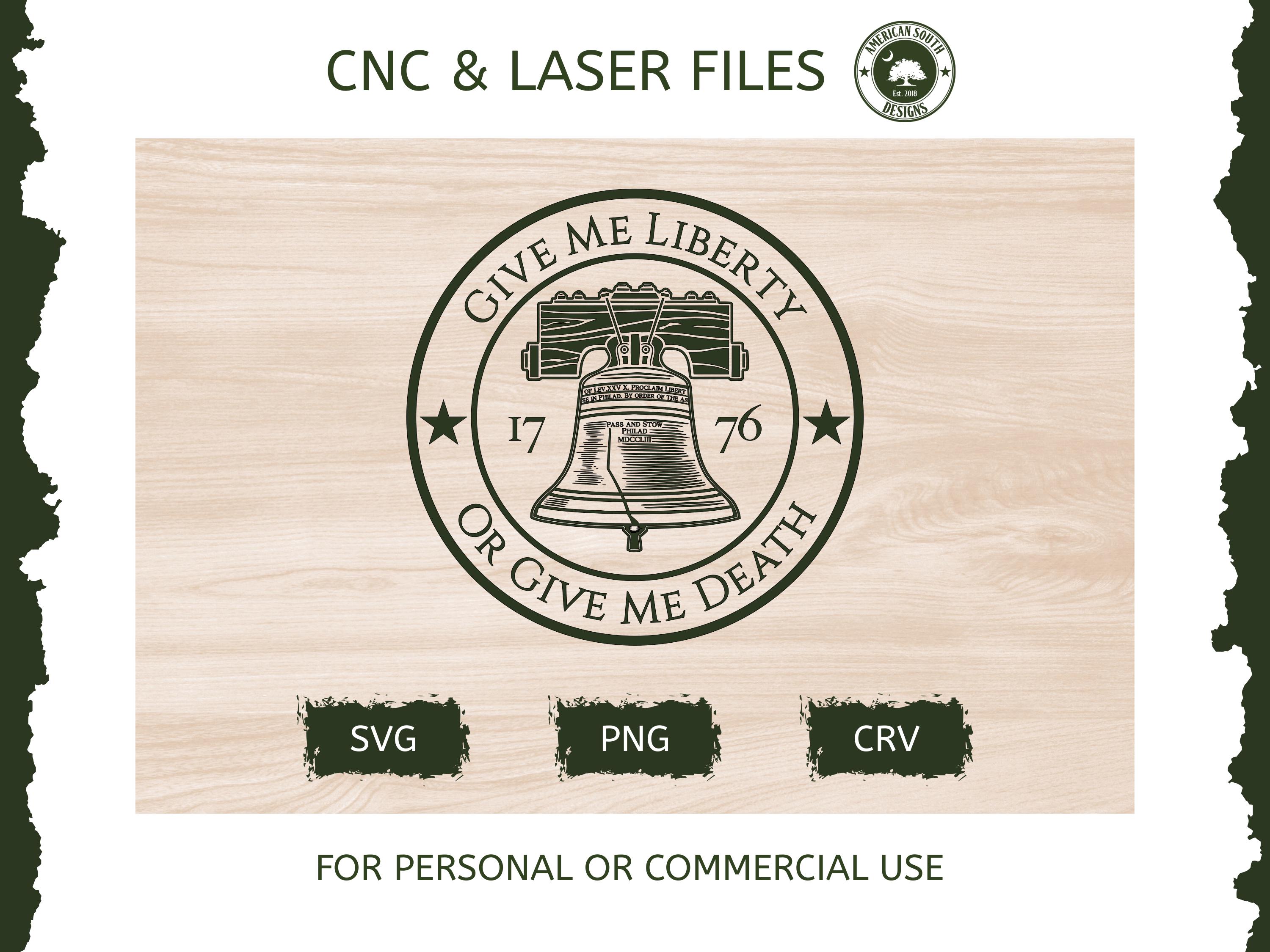 Liberty bell専用ページ Give Me Liberty - Liberty Bell Round - SVG - CNC Laser File
