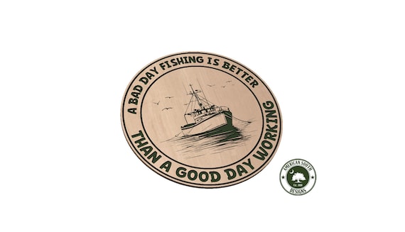 A Bad Day Fishing - SVG